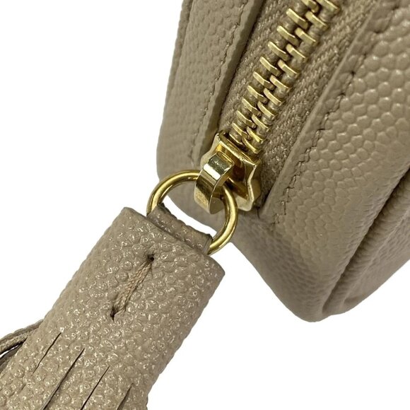 SAINT LAURENT PARIS Lou Baby Bag Gray Beige Gold Leather Hardware - 873-081625 - Picture 12 of 14